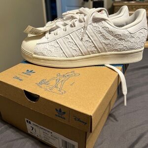 Adidas Disney Bambi Superstar sneakers in white 7 1/2